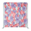 Purple Peach And White Paper Flowers Background Media Wall
